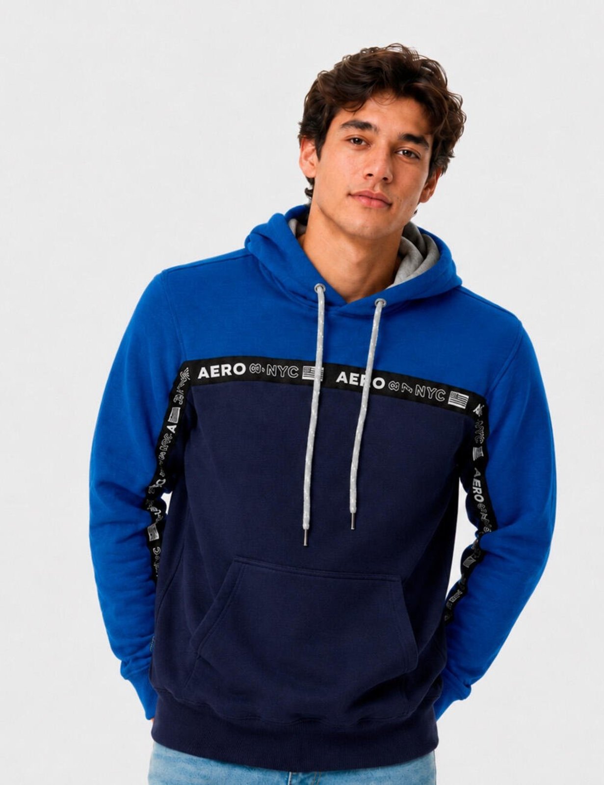 Moletom Fechado Masculino Aéropostale 8746008 Azul Marinho