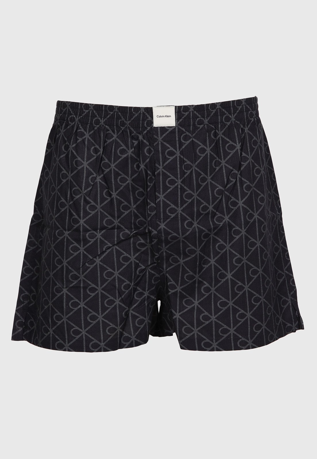 Samba Canção Masculina Calvin Klein Underwear Estampa Preta