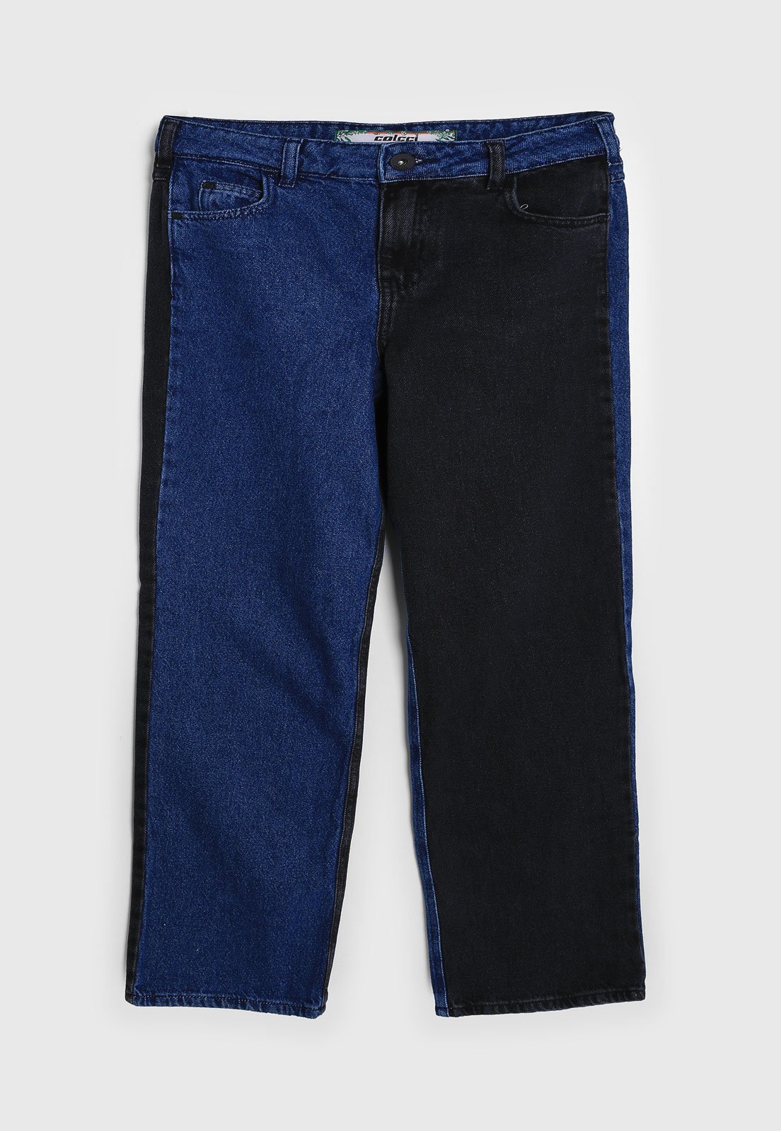 Infantil – Calça Jeans Juvenil Colcci Fun Bicolor Azul