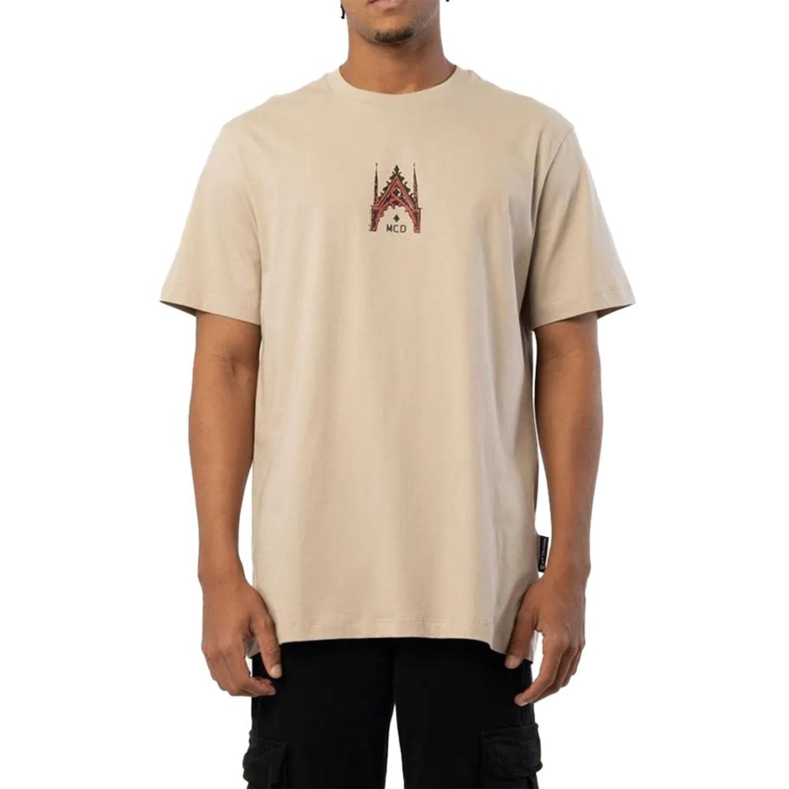 Camiseta MCD Hibisco SM25 Masculina Areia Catedral