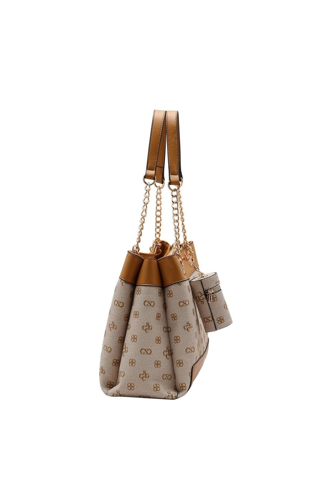 Vista 3 Bolsa Feminina Chenson Monograma Atemporal 3485412 preto Chenson preto
