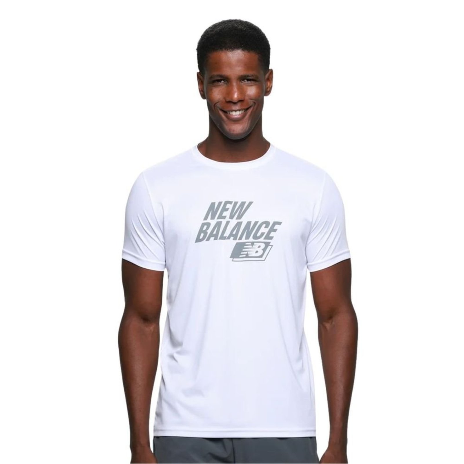 Camiseta Masculina New Balance Sport Graphic Branca