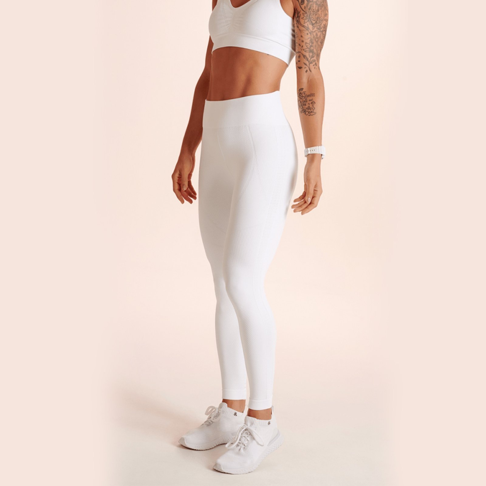 Calça Legging Lupo Sport Feminina Fitness Basic ComforFit 71774 Branco