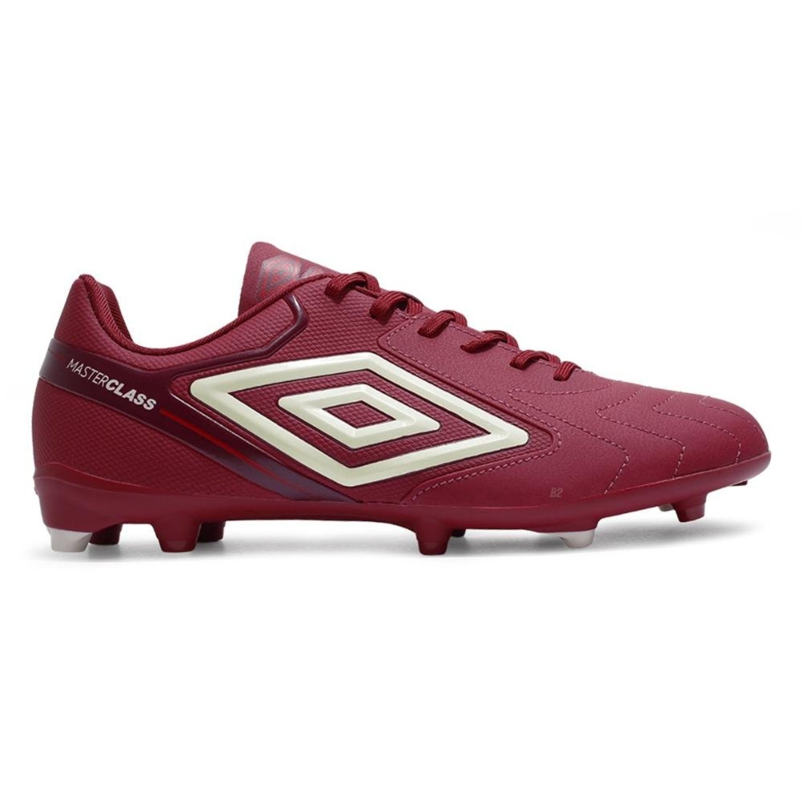 Chuteira Campo Umbro Master Class Club Masculina Bordô
