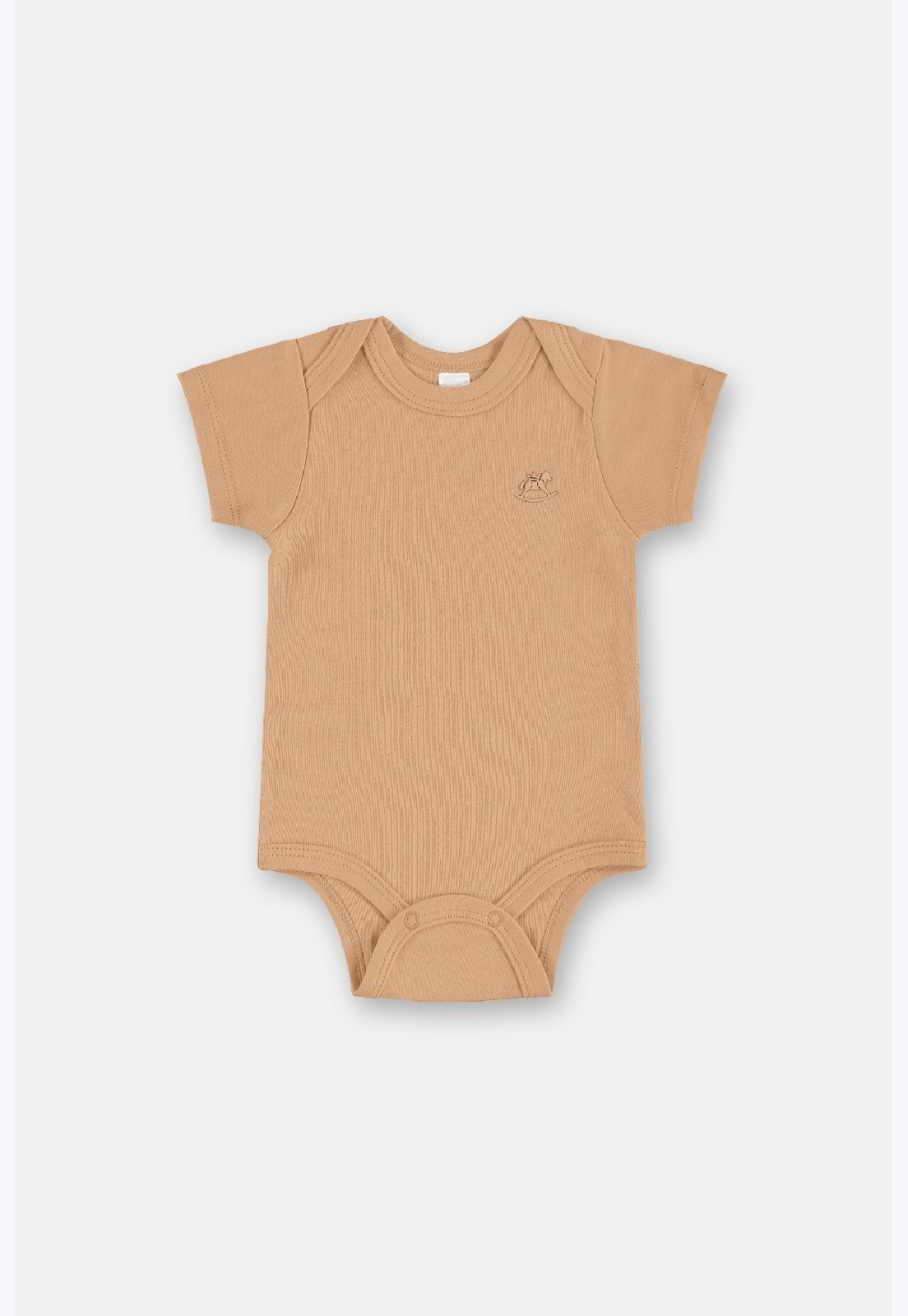 Infantil - Body Manga Curta Unissex Para Up Baby Branco