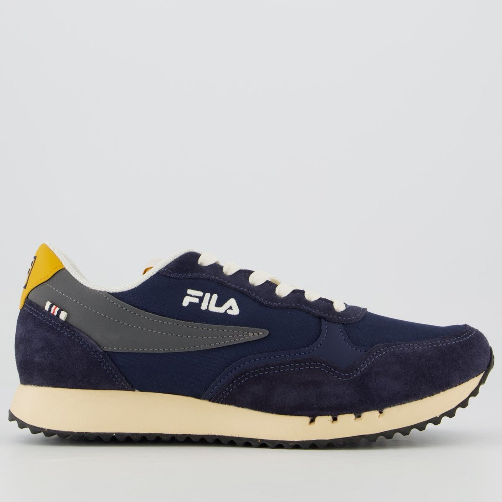 Tênis Fila Euro Jogger Vintage Marinho e Bege