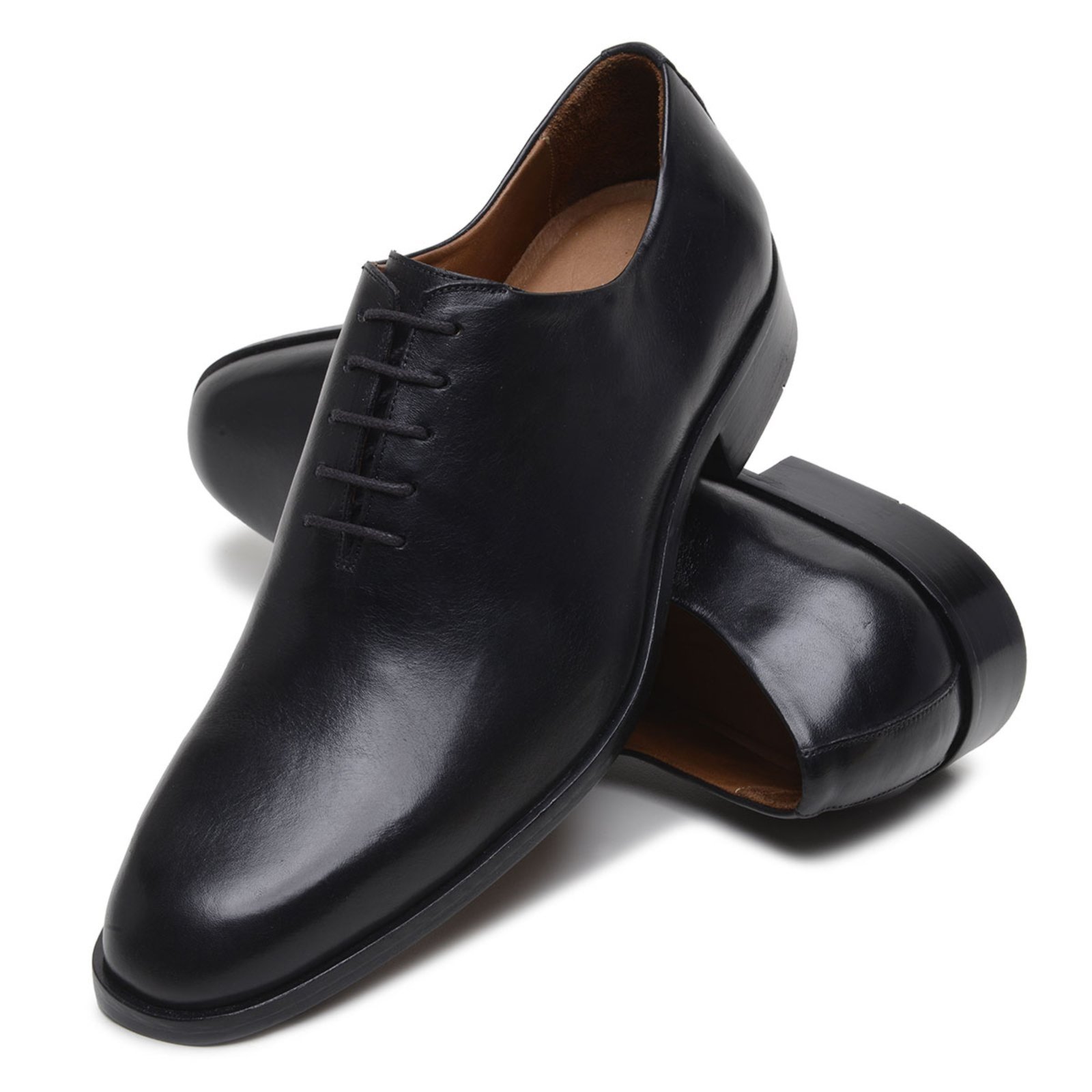 Sapato Social Masculino Veritimo Sola De Couro Mocassim Clássico Amarrar Conforto Moda Preto
