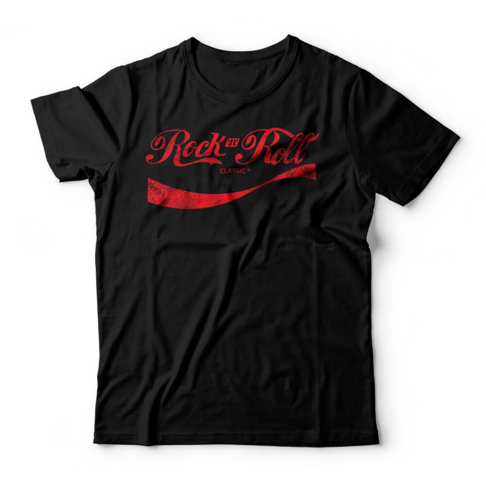 Camiseta Rock ‘N’ Roll Cola – Preto – Casual – Studio Geek