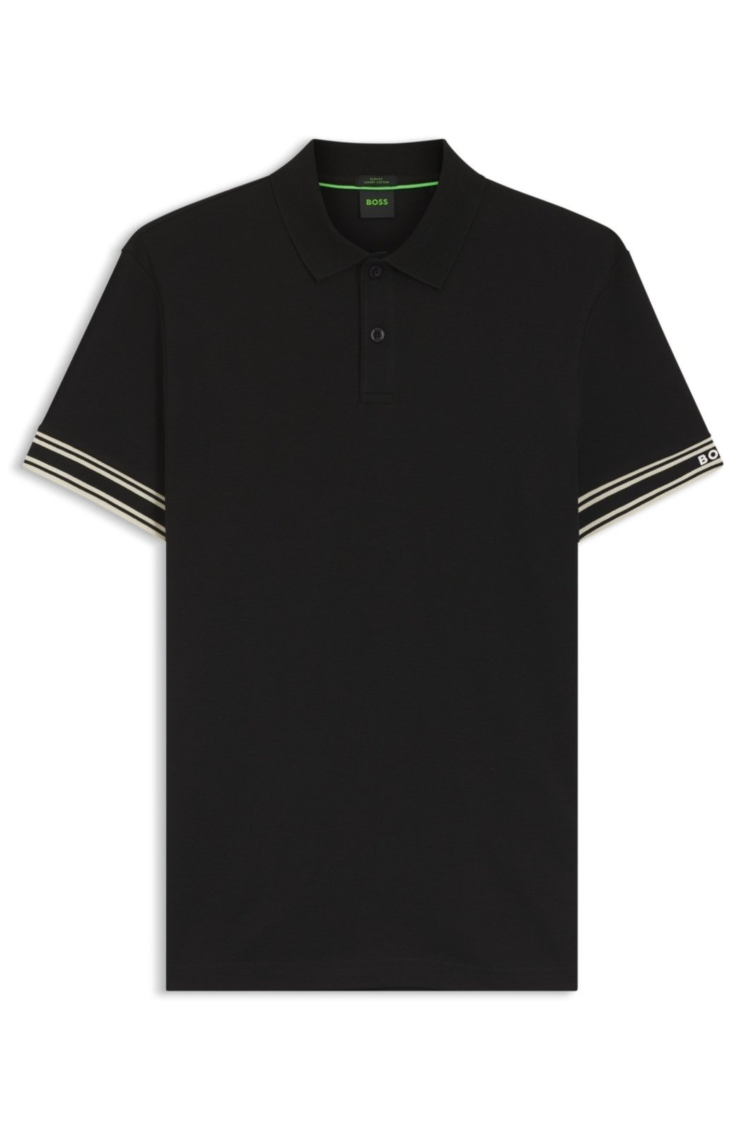 Polo De Ajuste Slim Em Algodão