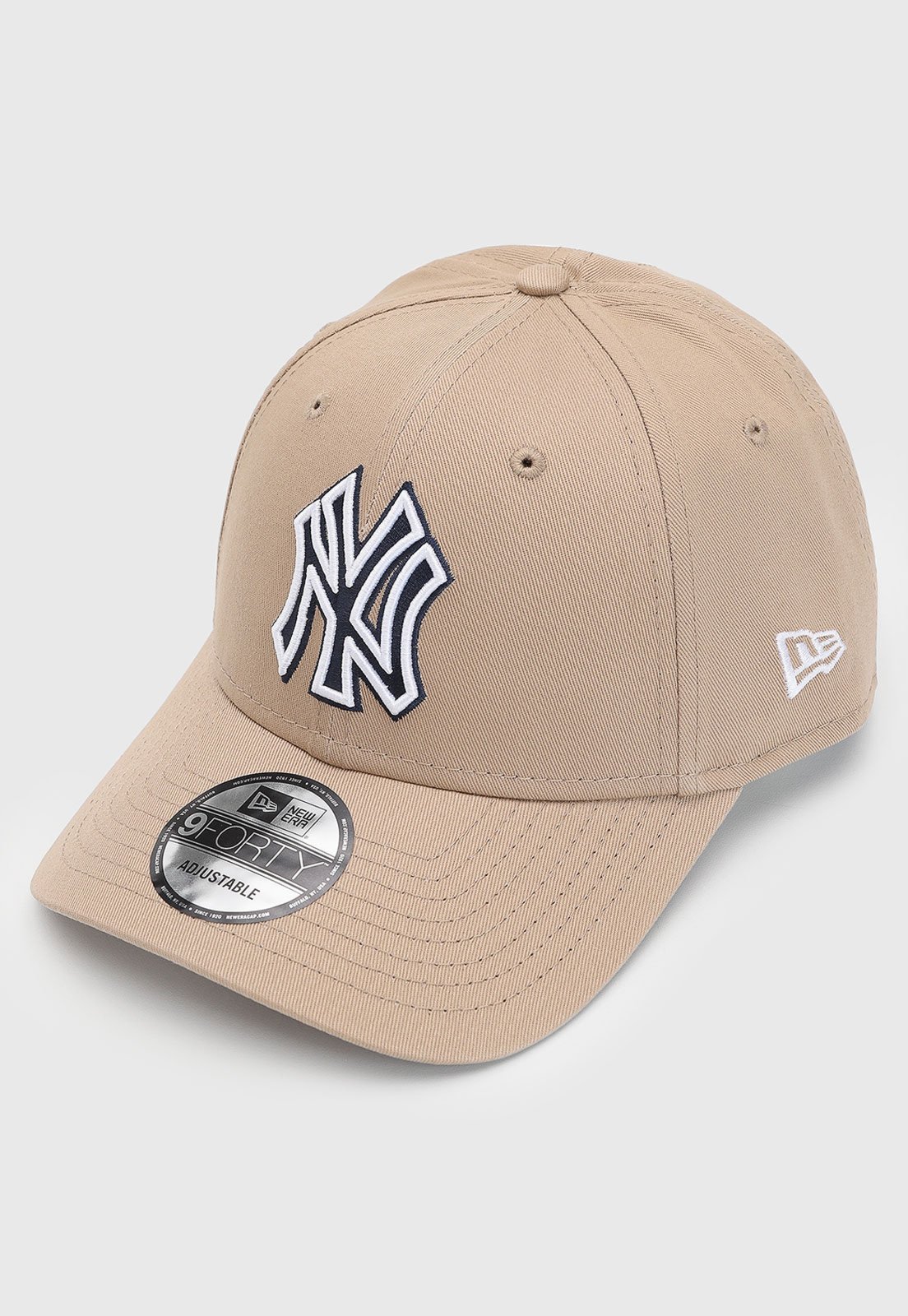 Vista 3 Boné Unissex New Era 9FORTY New York Yankees Camel new era bege