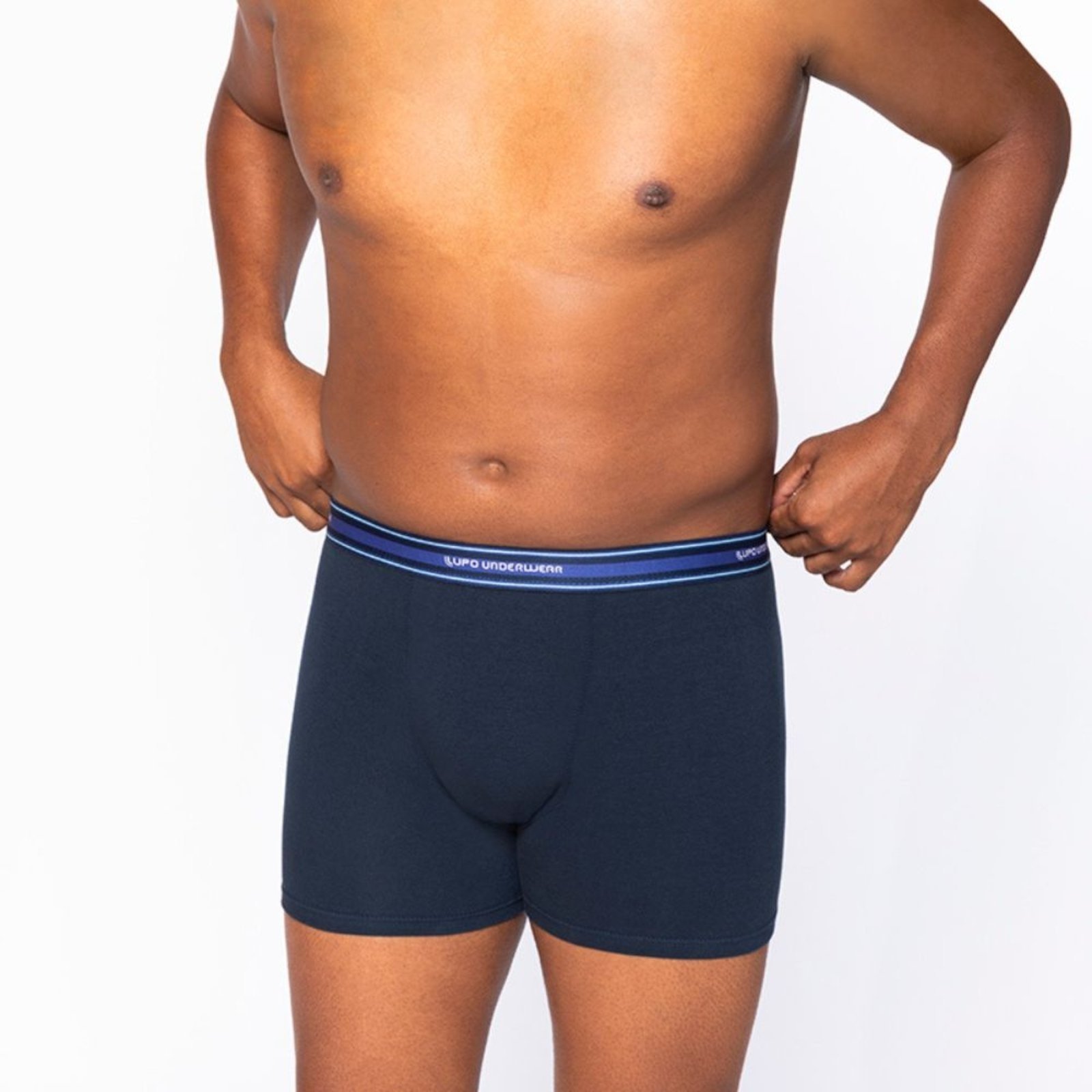 Cueca Lupo Boxer Algodão com Elastano Tamanho Especial 653-003