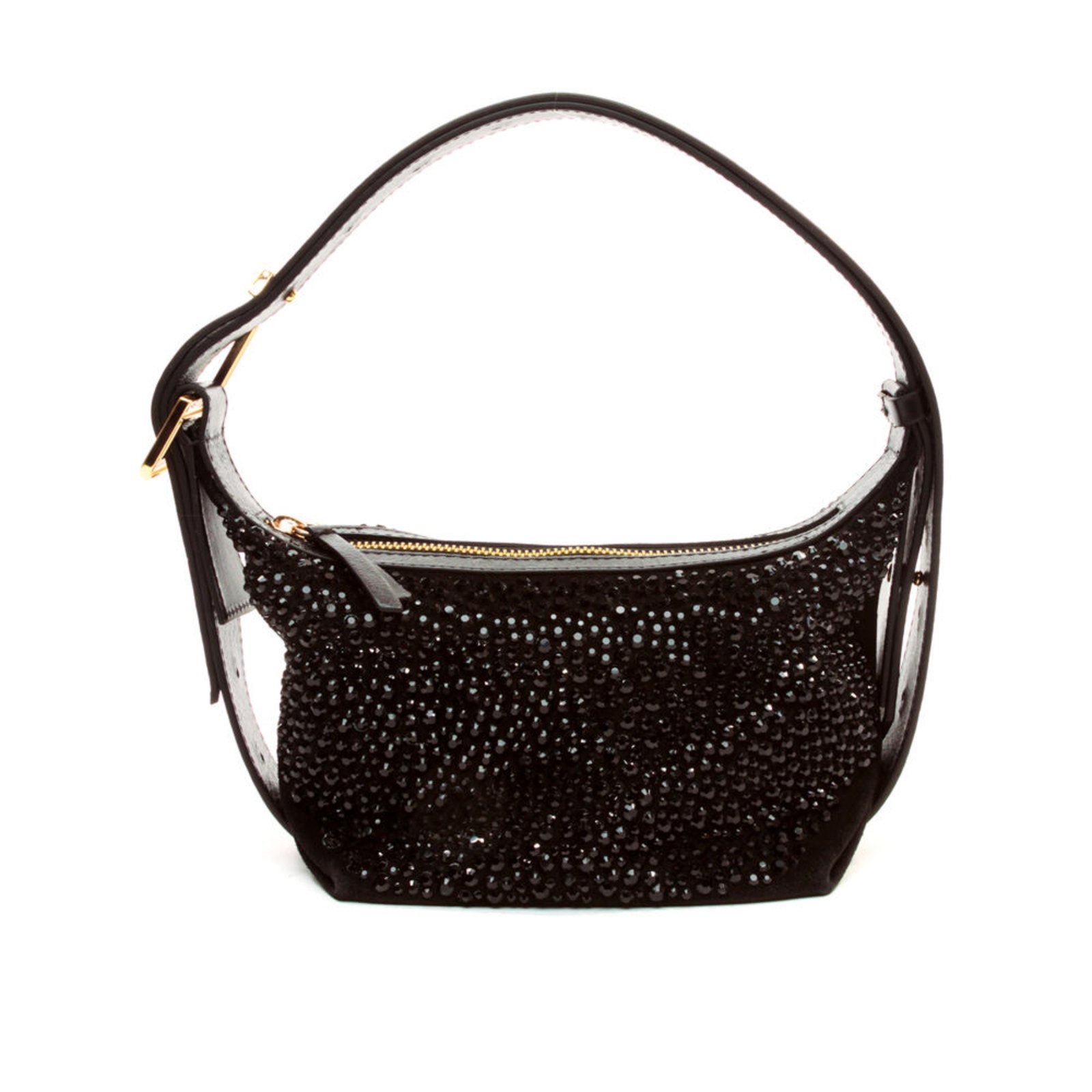 Bolsa Izza Couro Preto Cecconello C2911-2