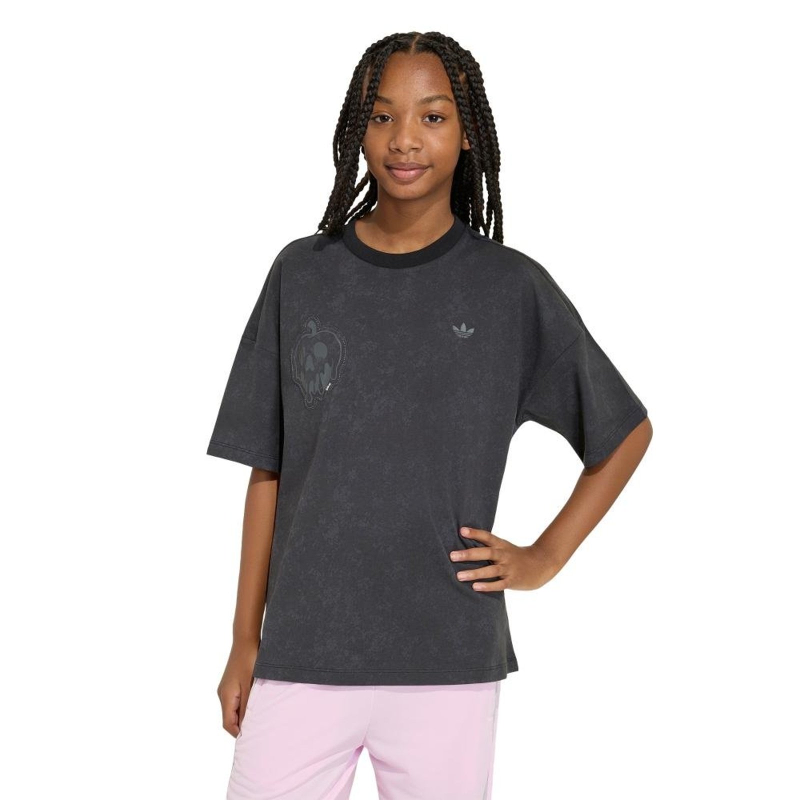 Infantil - CAMISETA ADIDAS ©DISNEY VILLAINS WASHED GFX TAMANHO OVERSIZED Preto