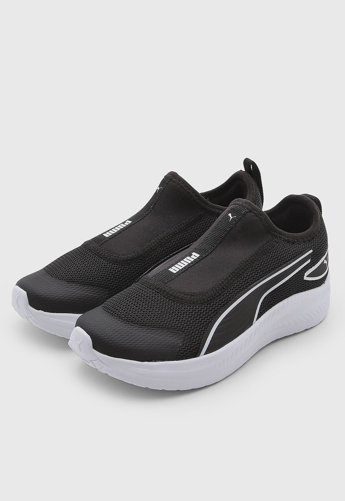 Infantil - Tênis Puma Sky Runner Slip On Preto