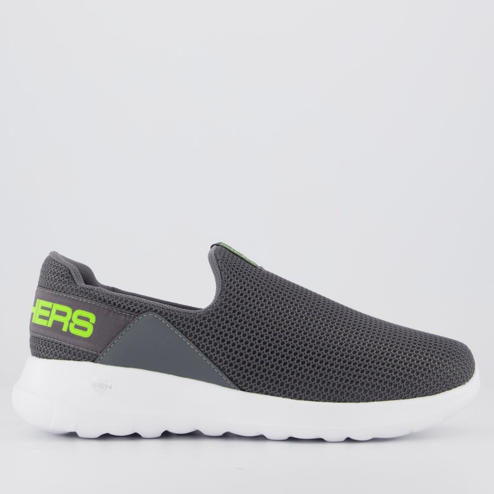 Vista 2 Tênis Skechers Go Walk Max Cinza e Verde cinza verde Skechers cinza verde