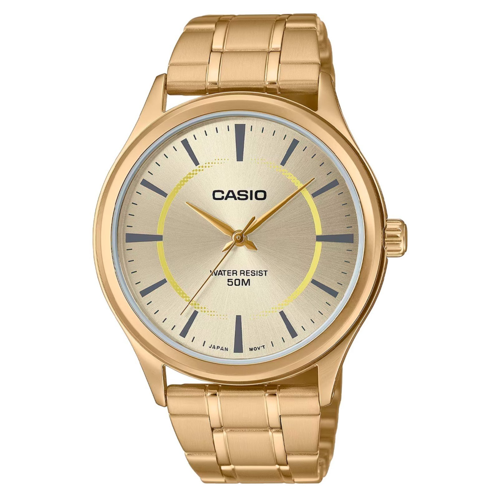 Vista 2 Relógio analógico Casio Aço LTC-100G-9EVDF-SC | Dourado Casio amarelo
