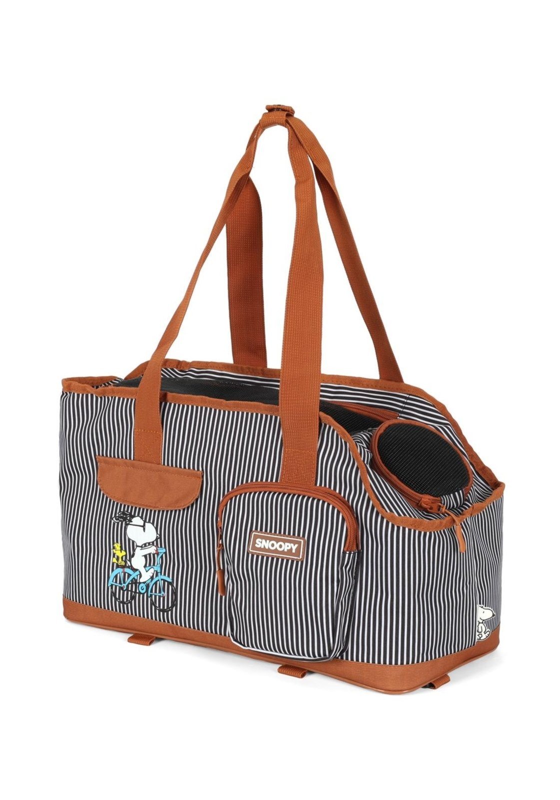 Vista 3 Infantil - Bolsa Transporte Pet Snoopy Up4you Pequena para Viagem Luxcel marrom Luxcel marrom
