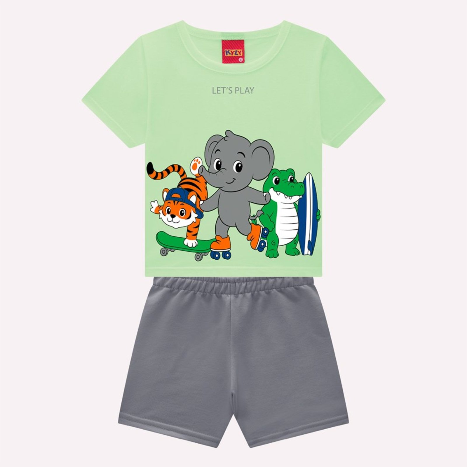 Infantil - Conjunto Menino Bichinhos Kyly