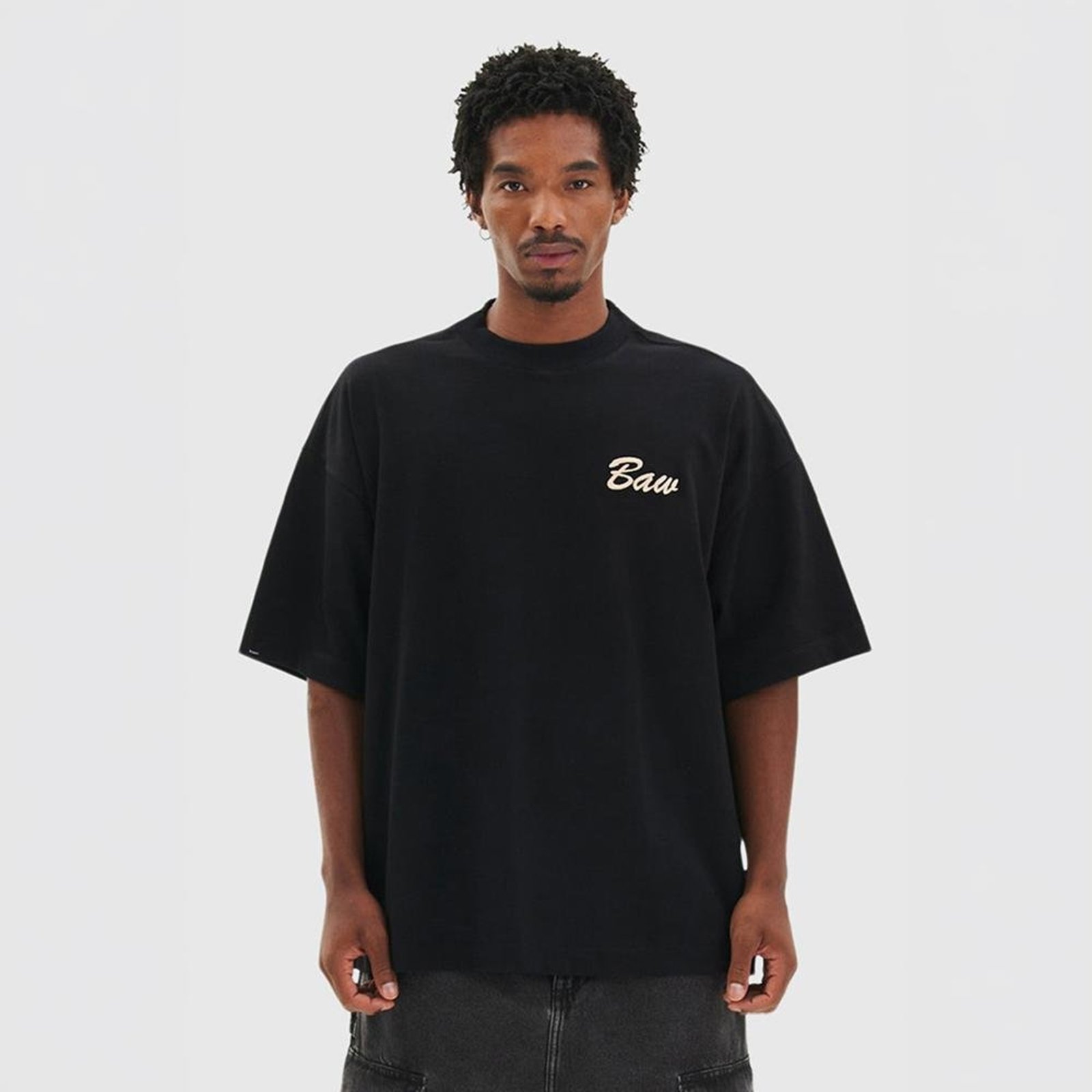 Camiseta Oversized Baw Only Preto