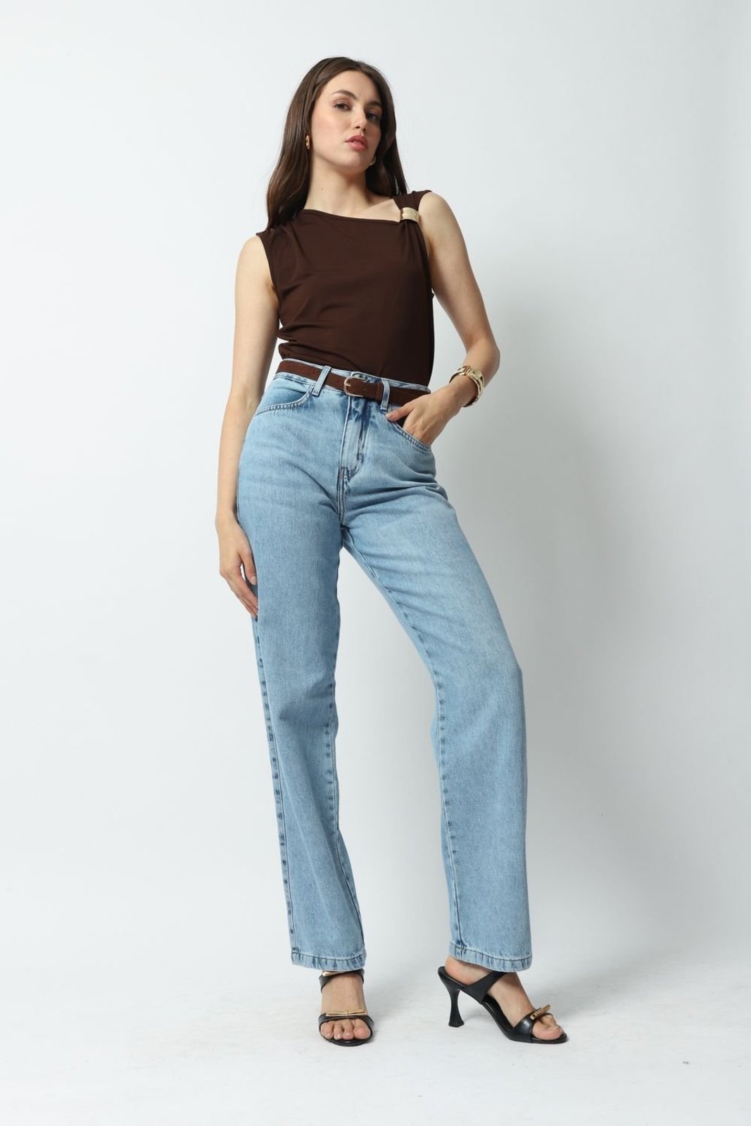 Calça Jeans Reta 36 Gazzy