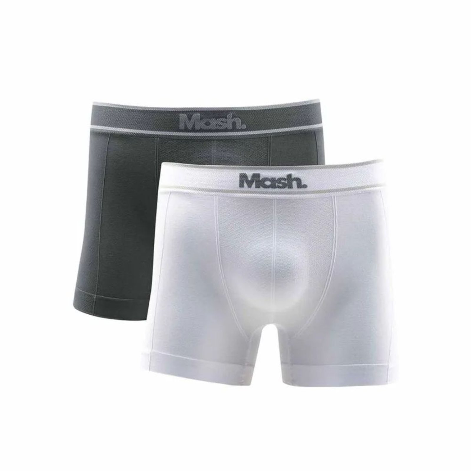 Kit 2 Cuecas Boxer Mash Microfibra Sem Costura Adulto 711.17
