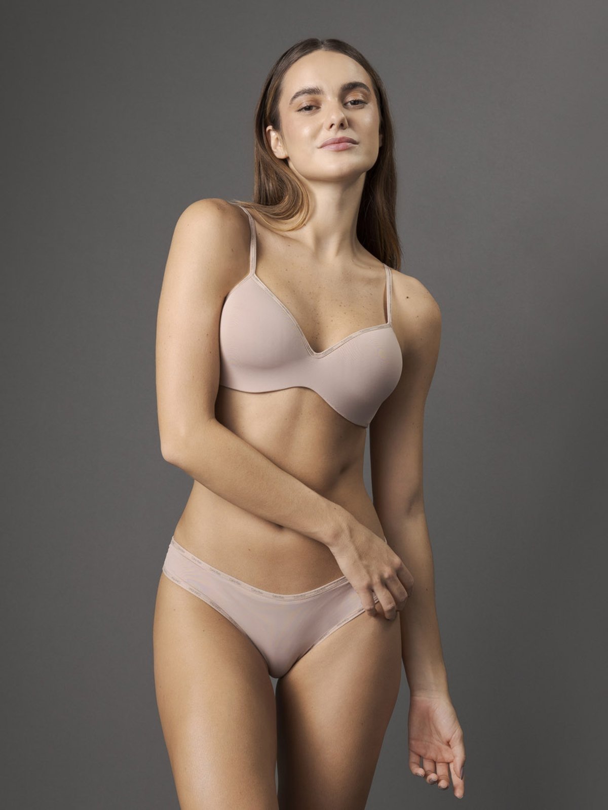 Calcinha Tanga Soft Micrologo Calvin Klein Underwear – Skin Médio Calvin Klein Jeans