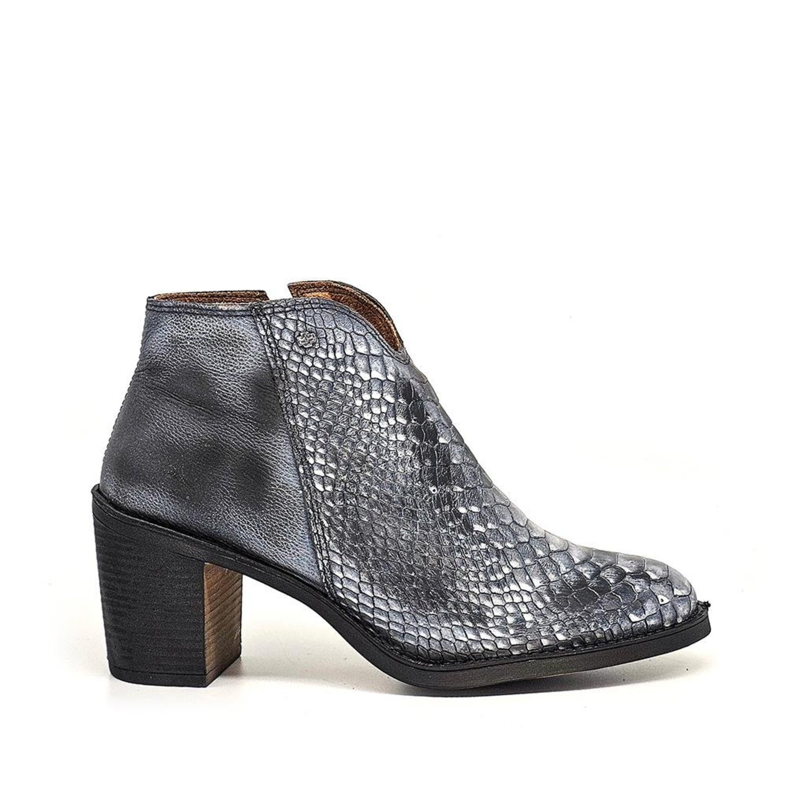 Bota Feminina ELO001V Couro Anac Preto Incolor