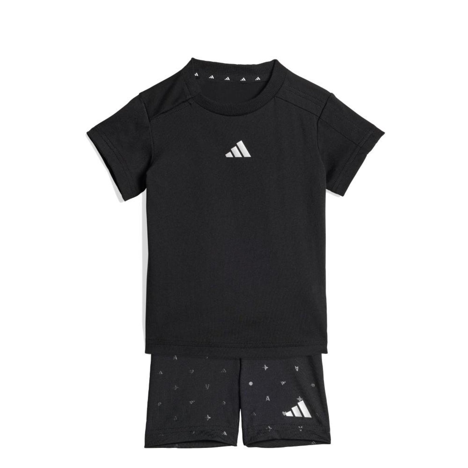 Infantil - Conjunto Biker Seasonals Glam adidas Sportswear Preto