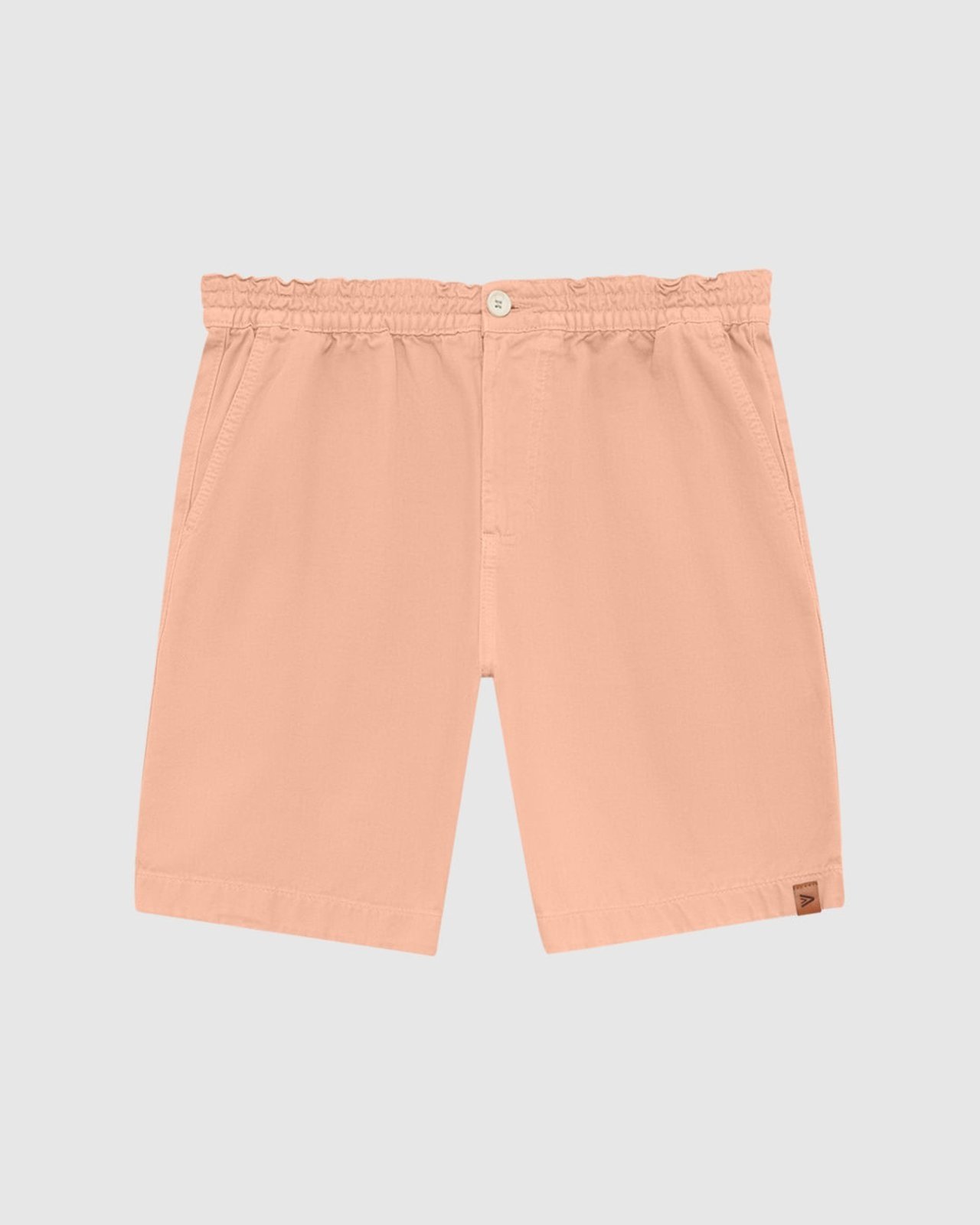 Shorts Masculino Cós Elástico Em Sarja 100% Algodão