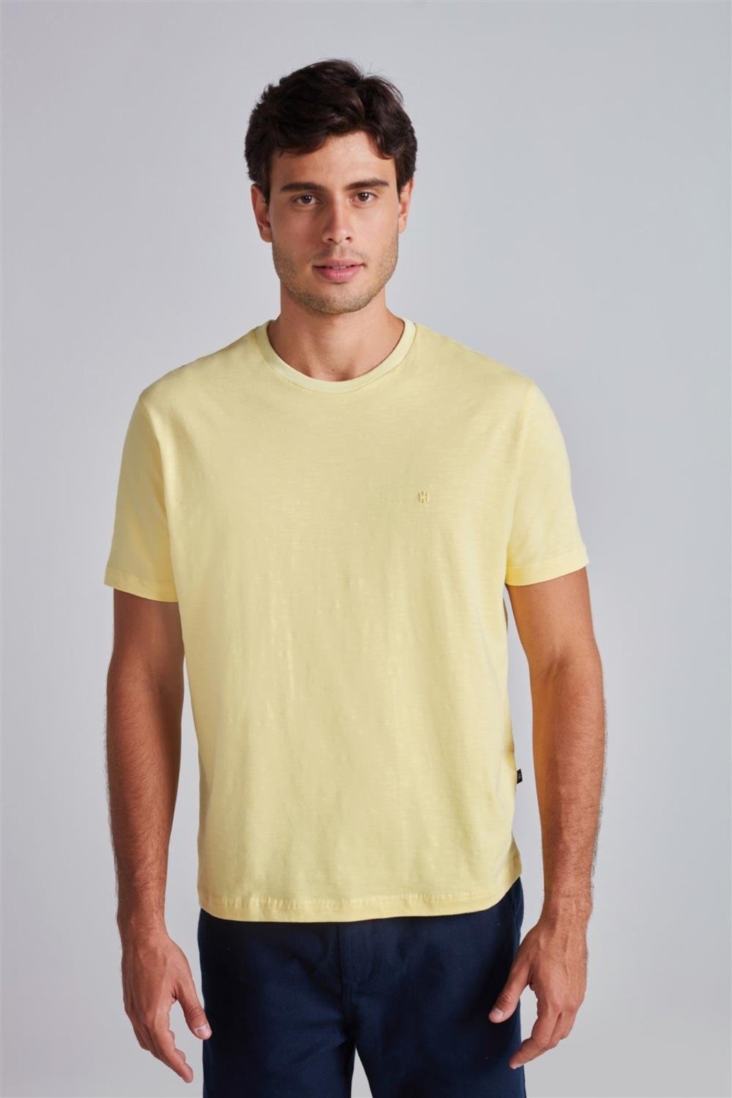 HIGHSTIL Camiseta Malha Comfort - Amarelo