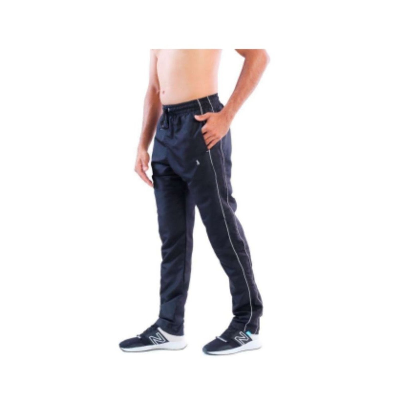 Calça Tactel Amil Verano Tecido Poliester Tradicional Preto 1723