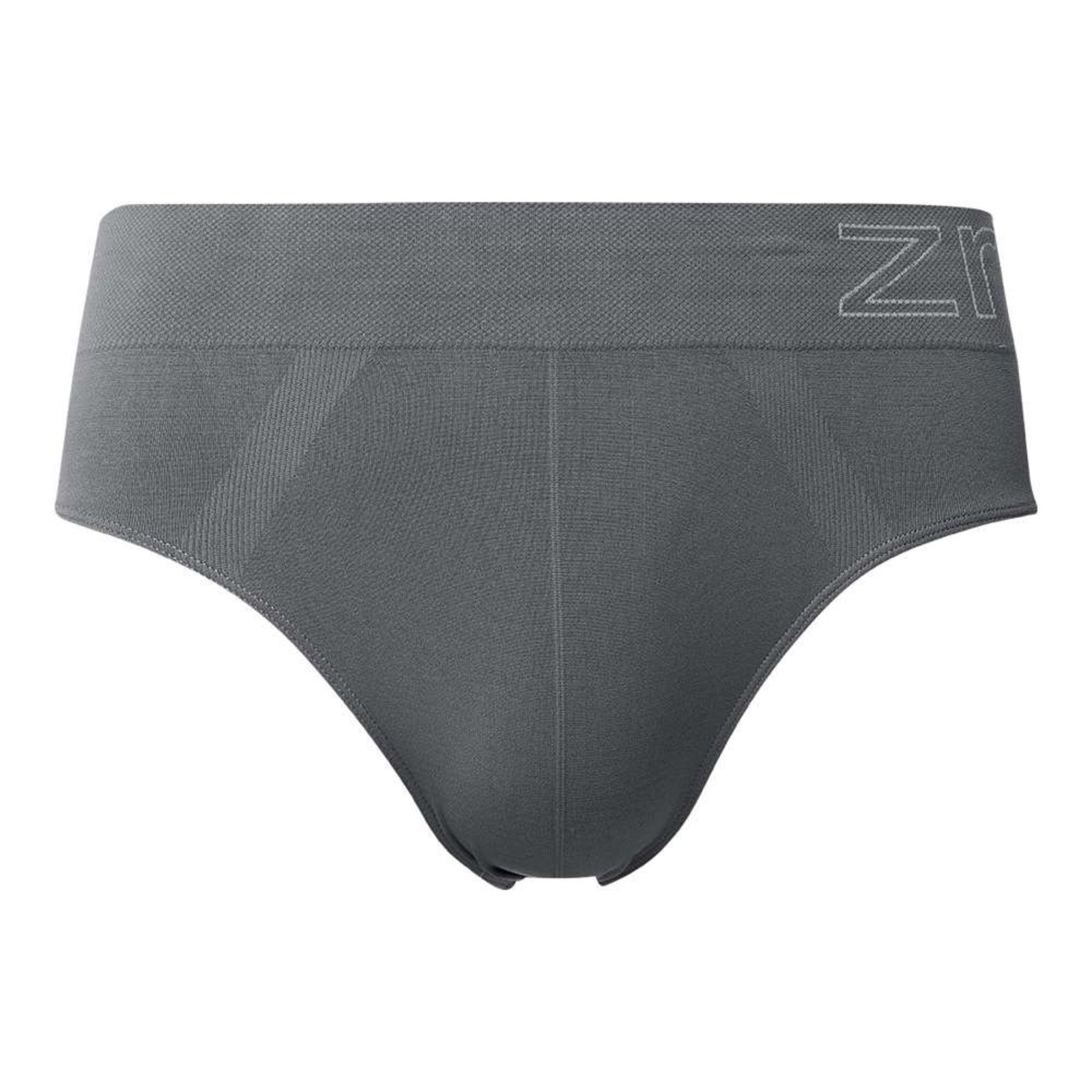 Cueca Slip sem Costura Cinza