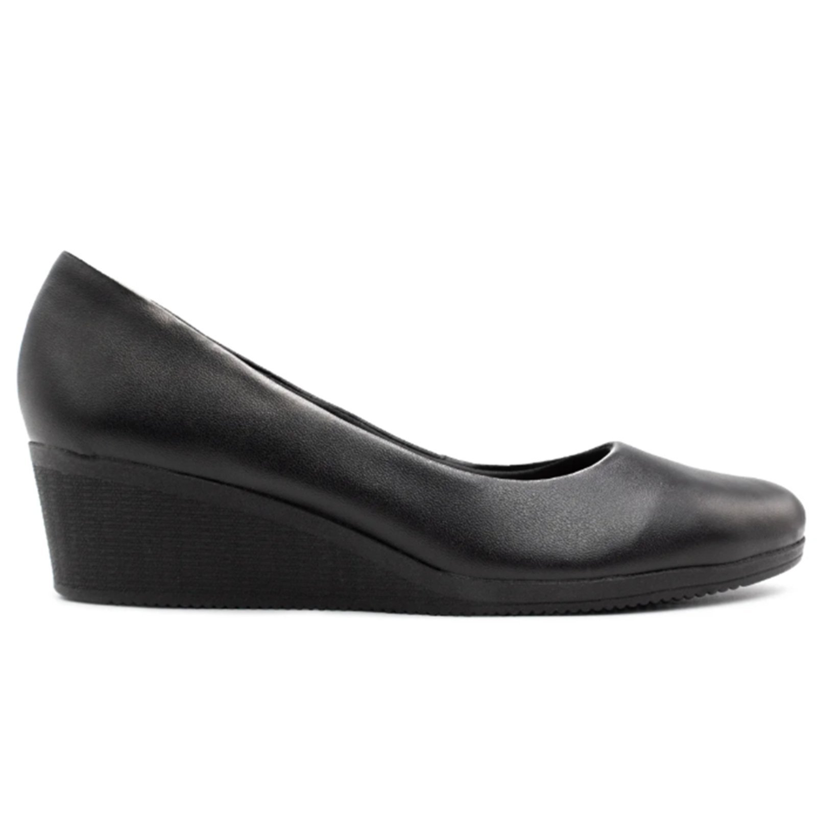 Sapato Social Scarpin Usaflex Solado Plataforma Preto