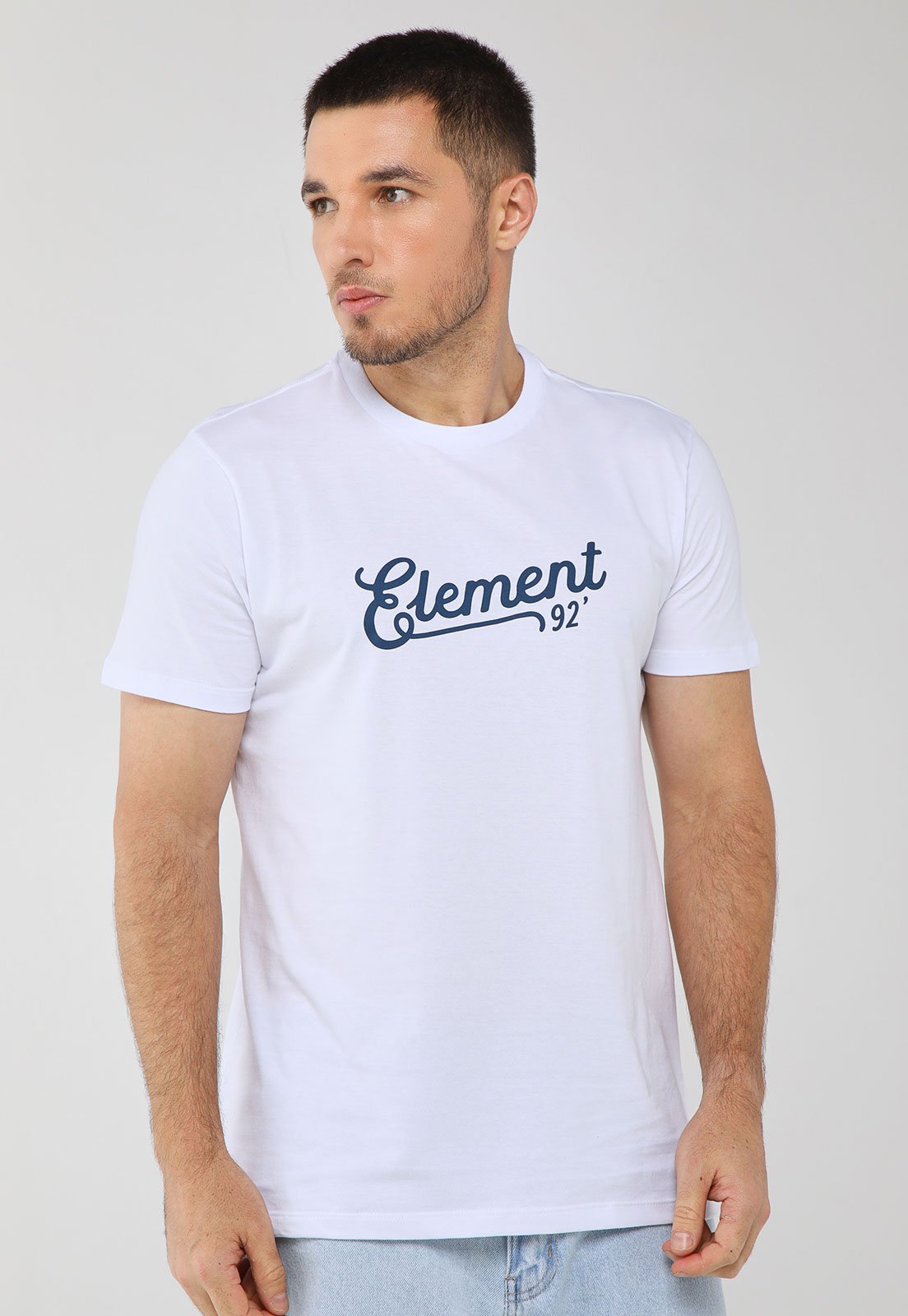 Camiseta Masculina Element Simple Truth Branca