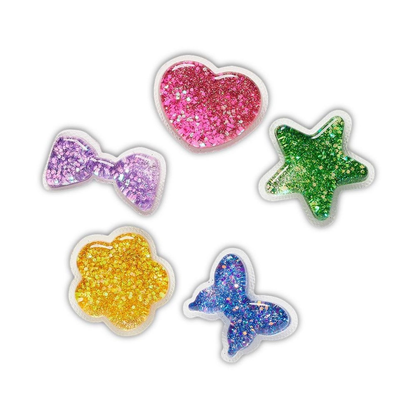 Infantil - Jibbitz™ Formas Squish Pack com 5 Peças Único Branco