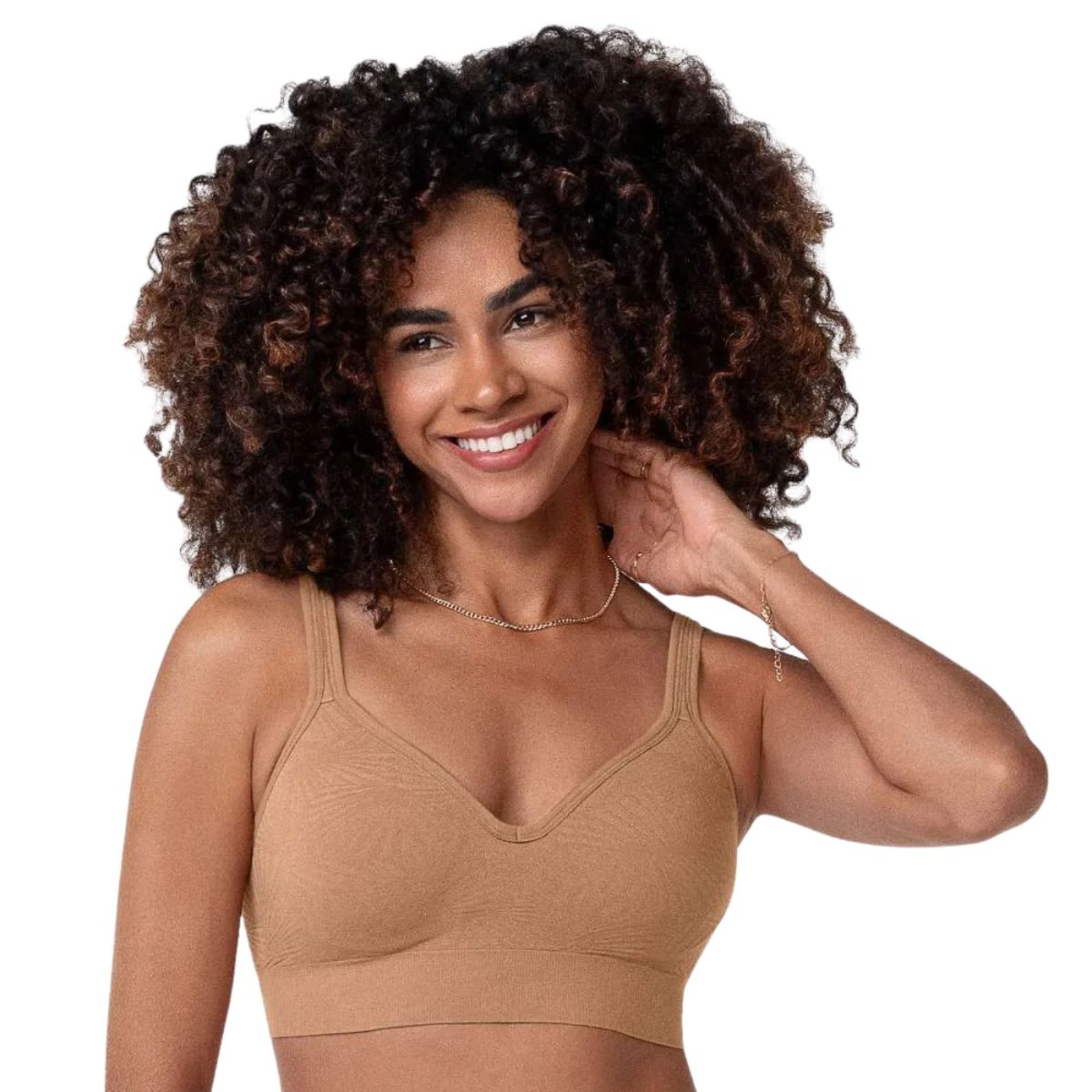 Sutiã Comfort Com Bojo Jacquard Sem Costura Zee Rucci