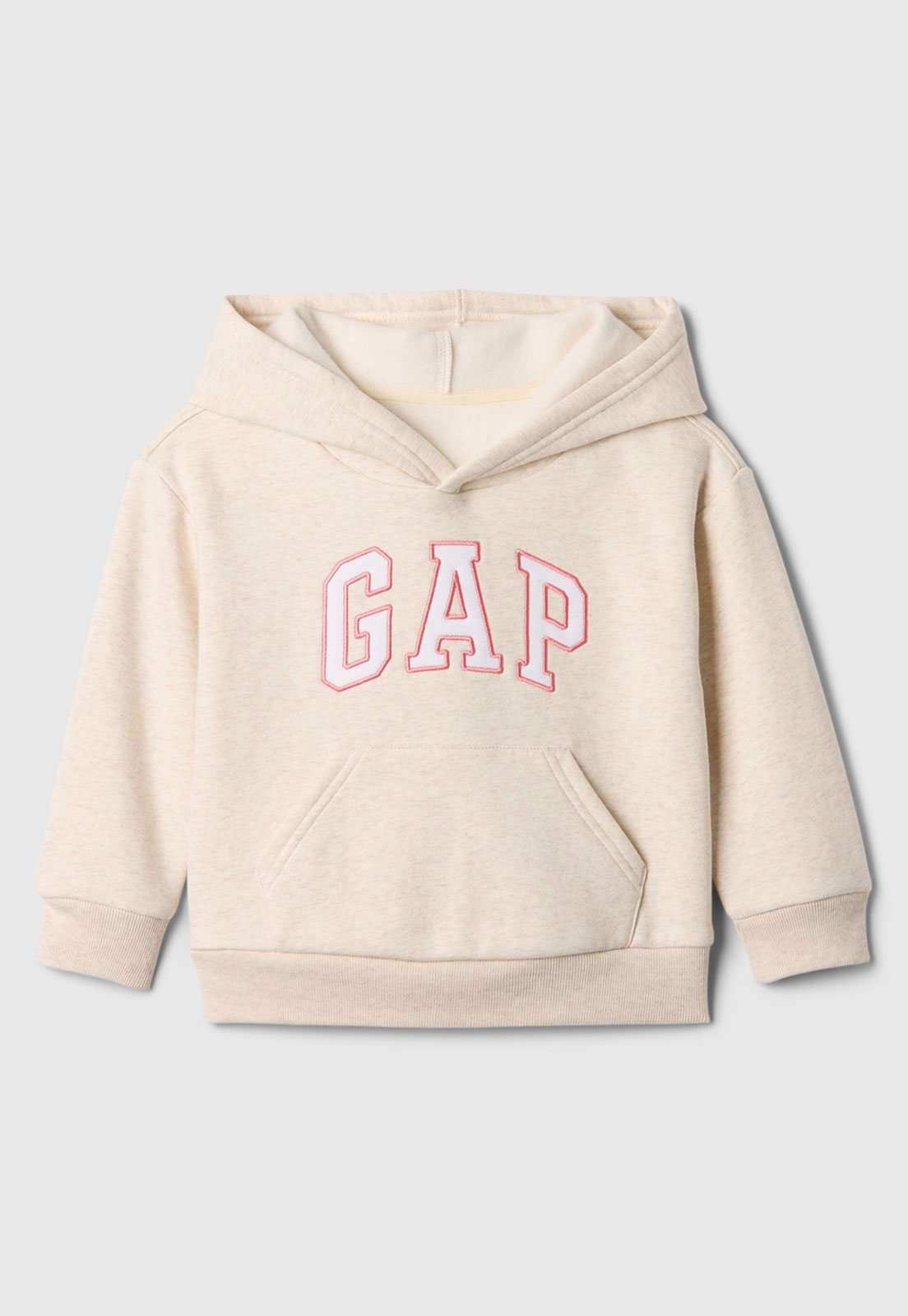 Blusa de Moletom GAP Com Capuz Bege