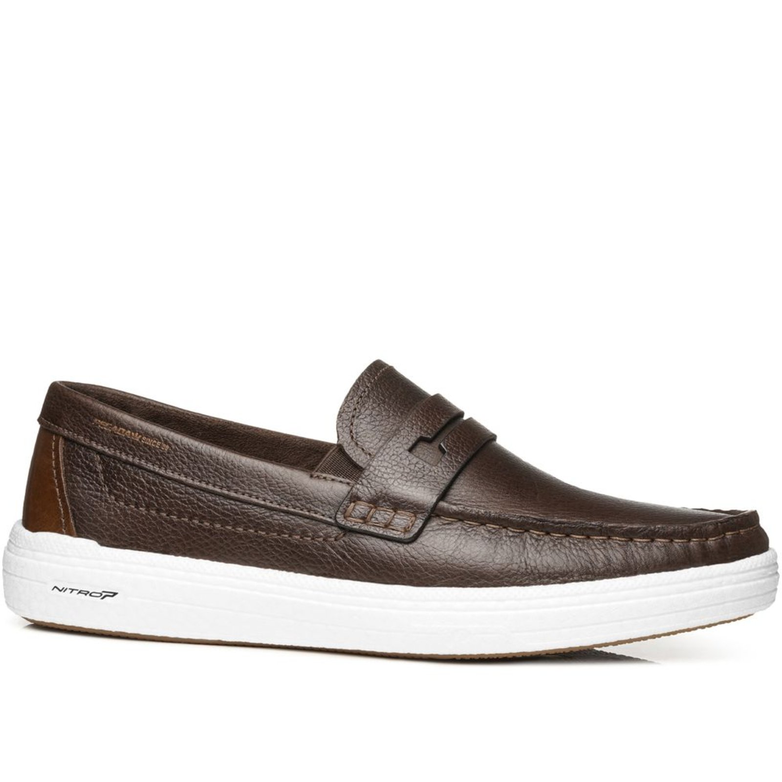 Mocassim Pegada Masculino em Couro Coffe 142102-03 Mocassim Pegada Masculino em Couro Coffe 142102-03 39