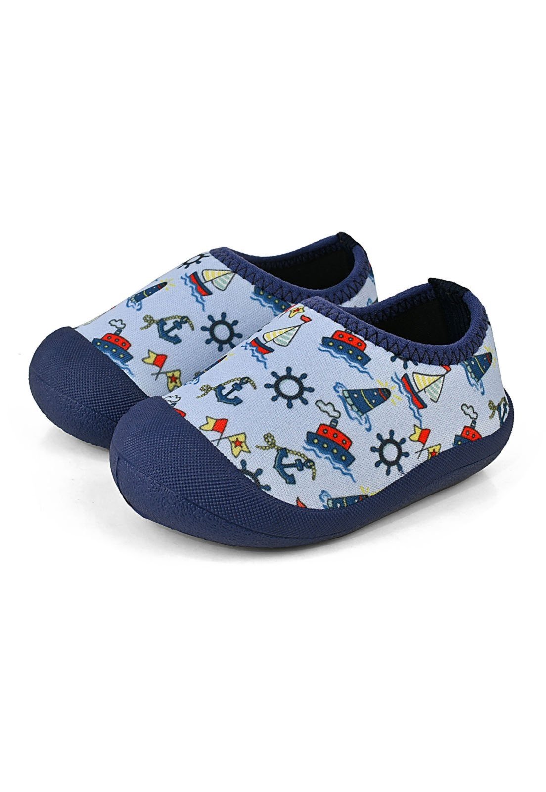 Vista 2 Infantil - Sapameia Antiderrapante Menino Marinheiro Verão Mzkid azul Mzkid azul