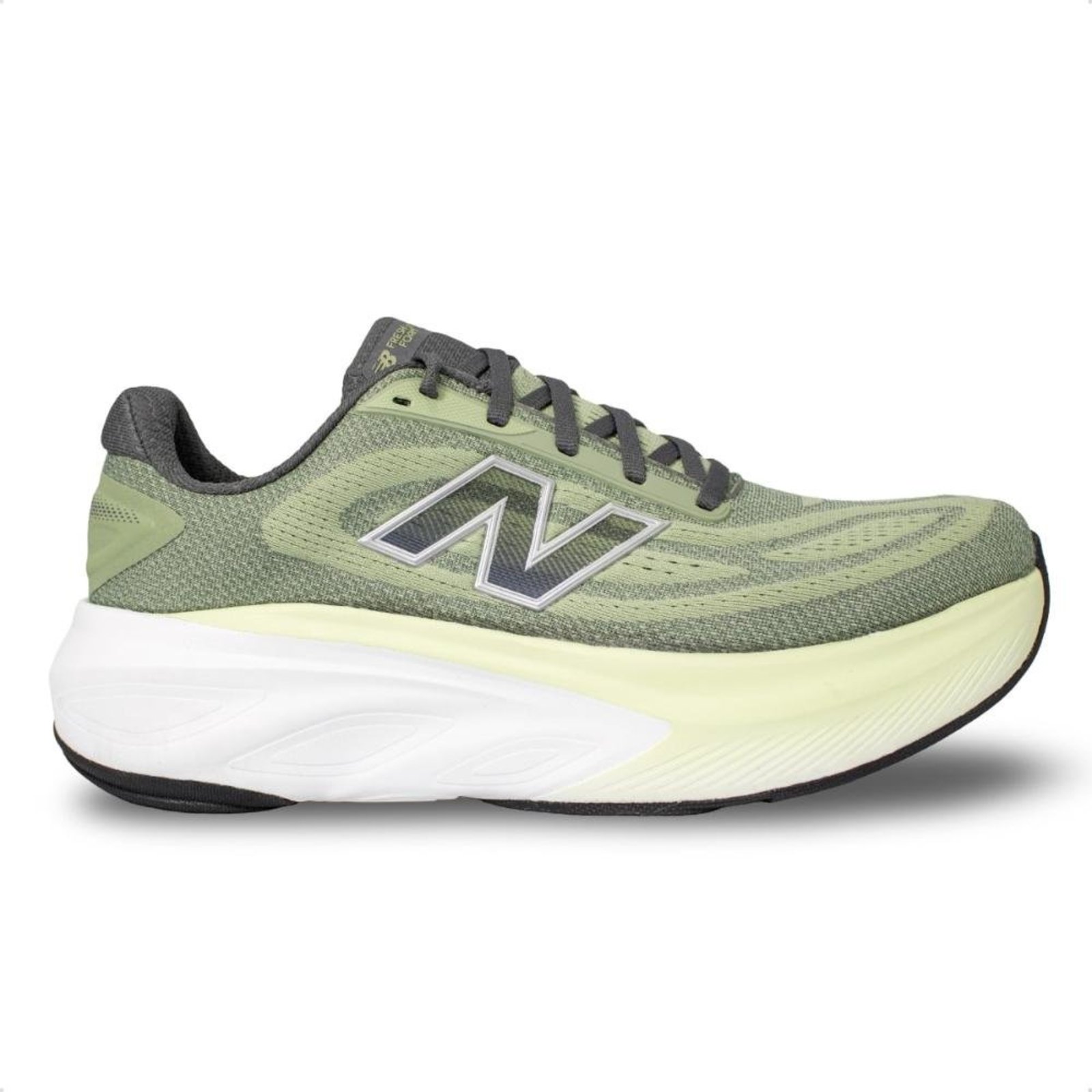 Tênis New Balance Masculino Fresh Foam X More V6 Corrida Verde