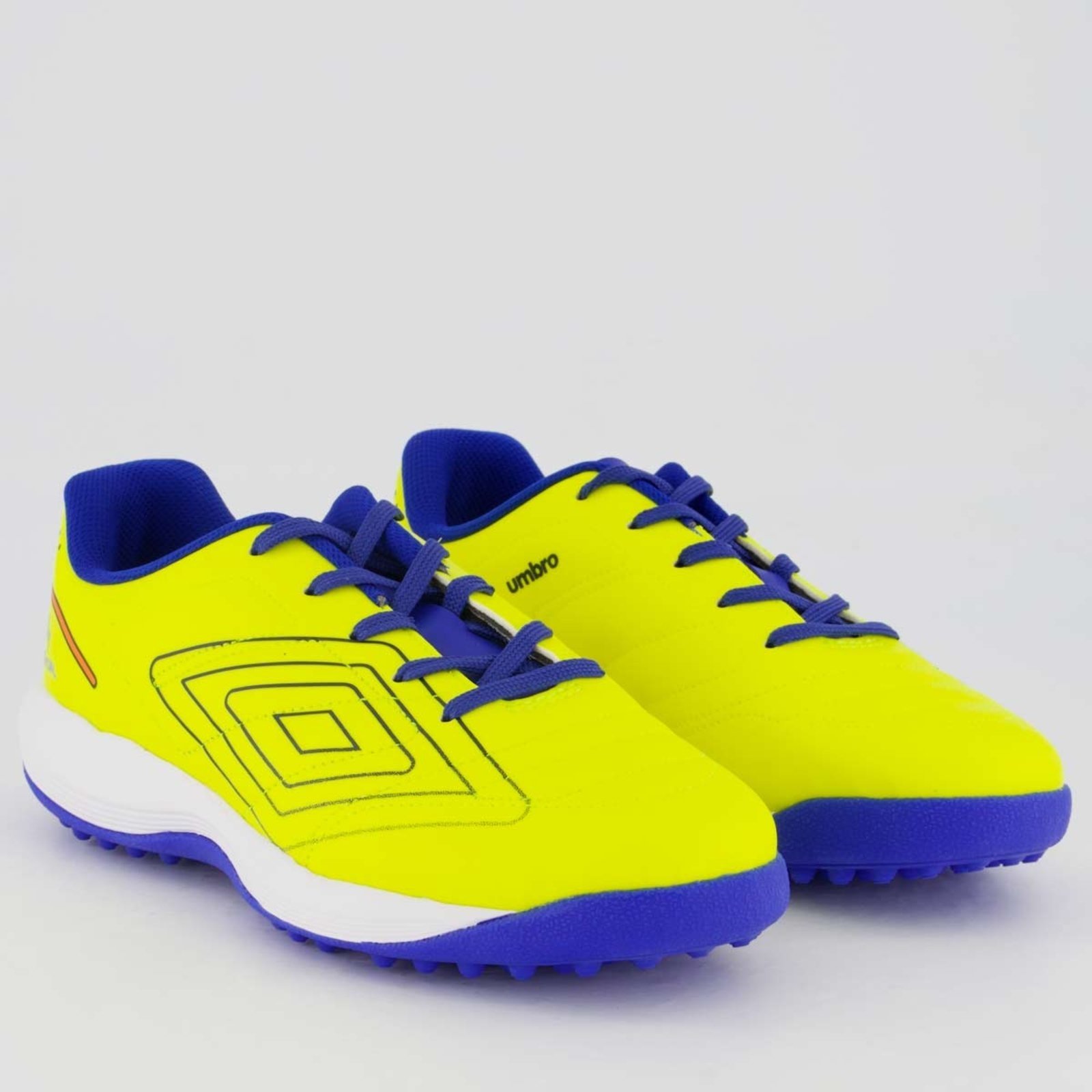 Vista 3 Chuteira Umbro BR Futsal Juvenil Society Amarela amarelo Umbro amarelo