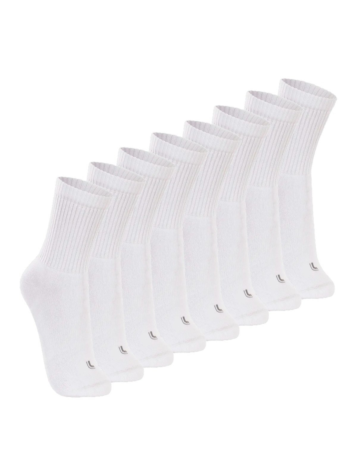 Kit com 8 Pares de Meias Esportiva Cano Longo Lupo 3250-001