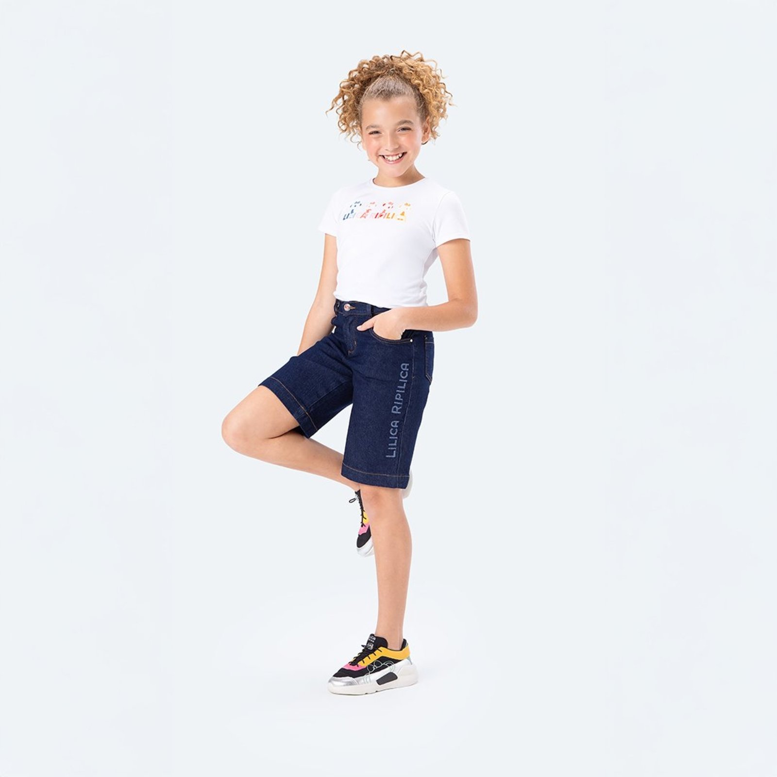 Infantil - Blusa Manga Curta Menina Lilica Ripilica