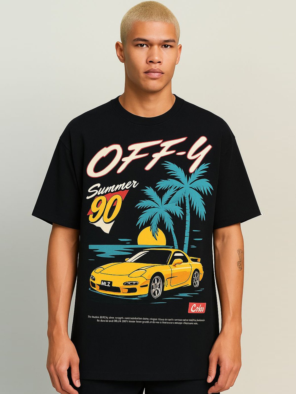 Camiseta OFF-Y Essentials Street Set Preta