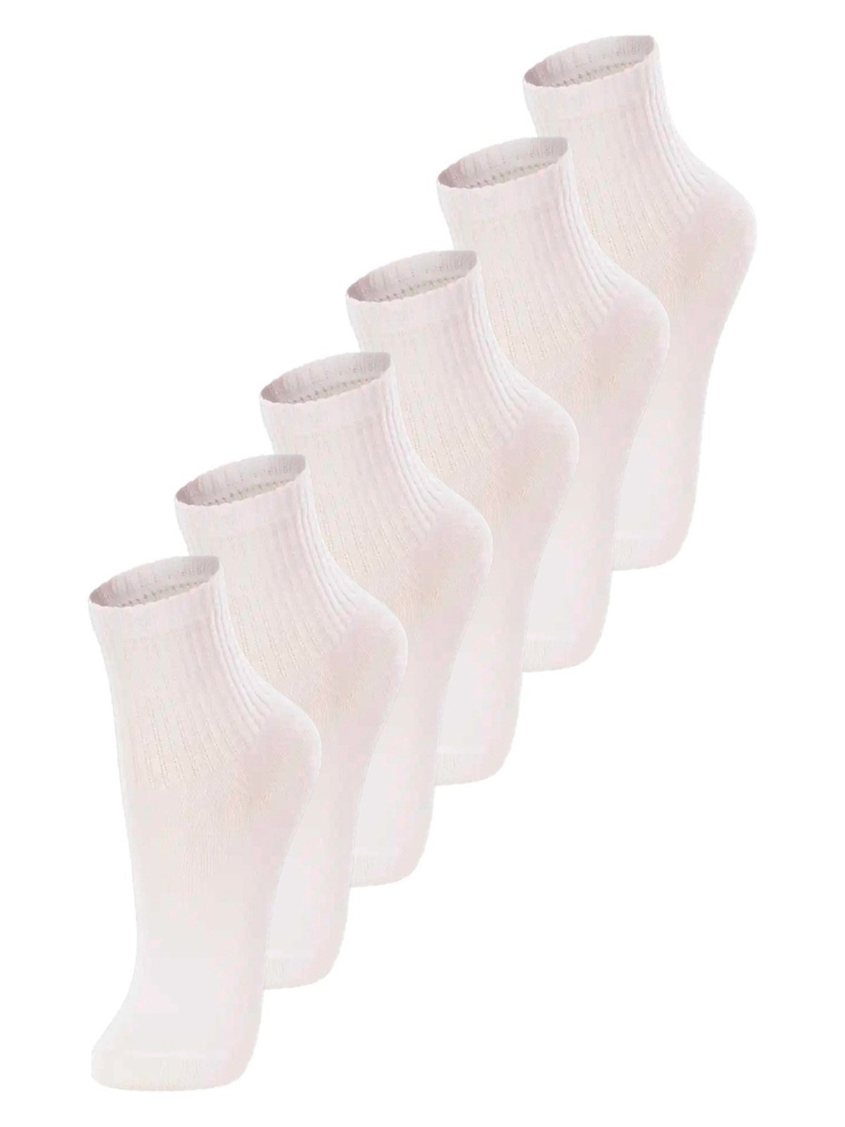 Kit com 6 Pares de Meias Infanti Cano Médio Lupo 2727-088