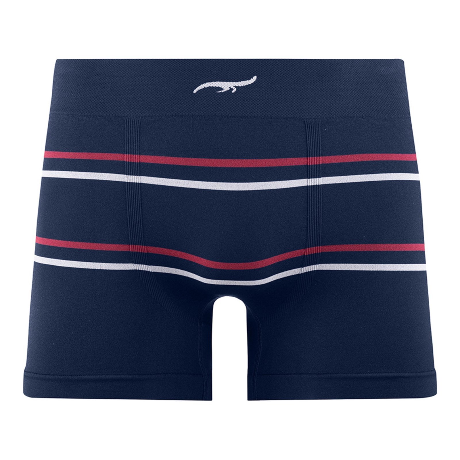 Cueca Boxer Listrada sem Costura Navy Zee Rucci