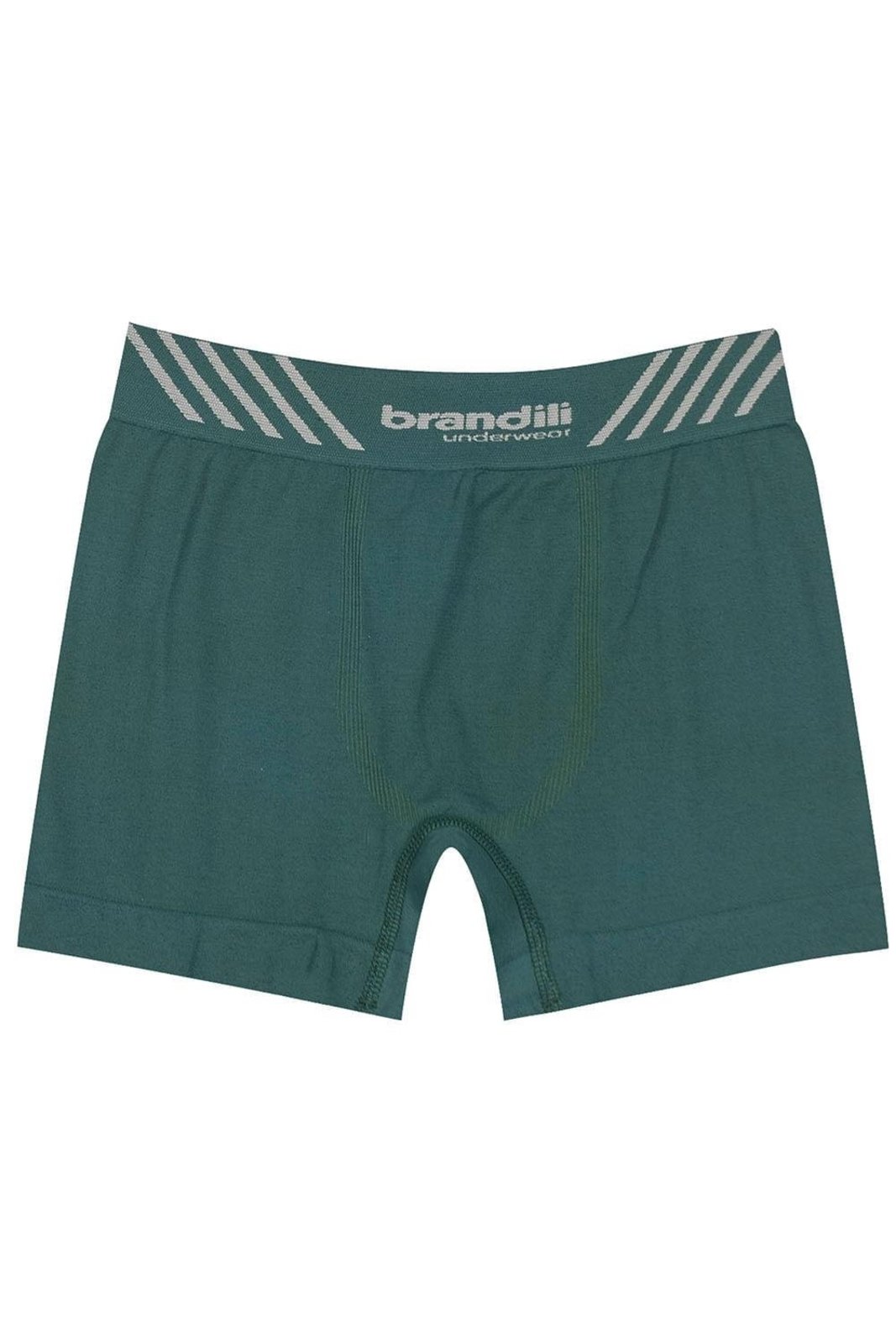 Cueca boxer menino em poliamida Brandili Verde
