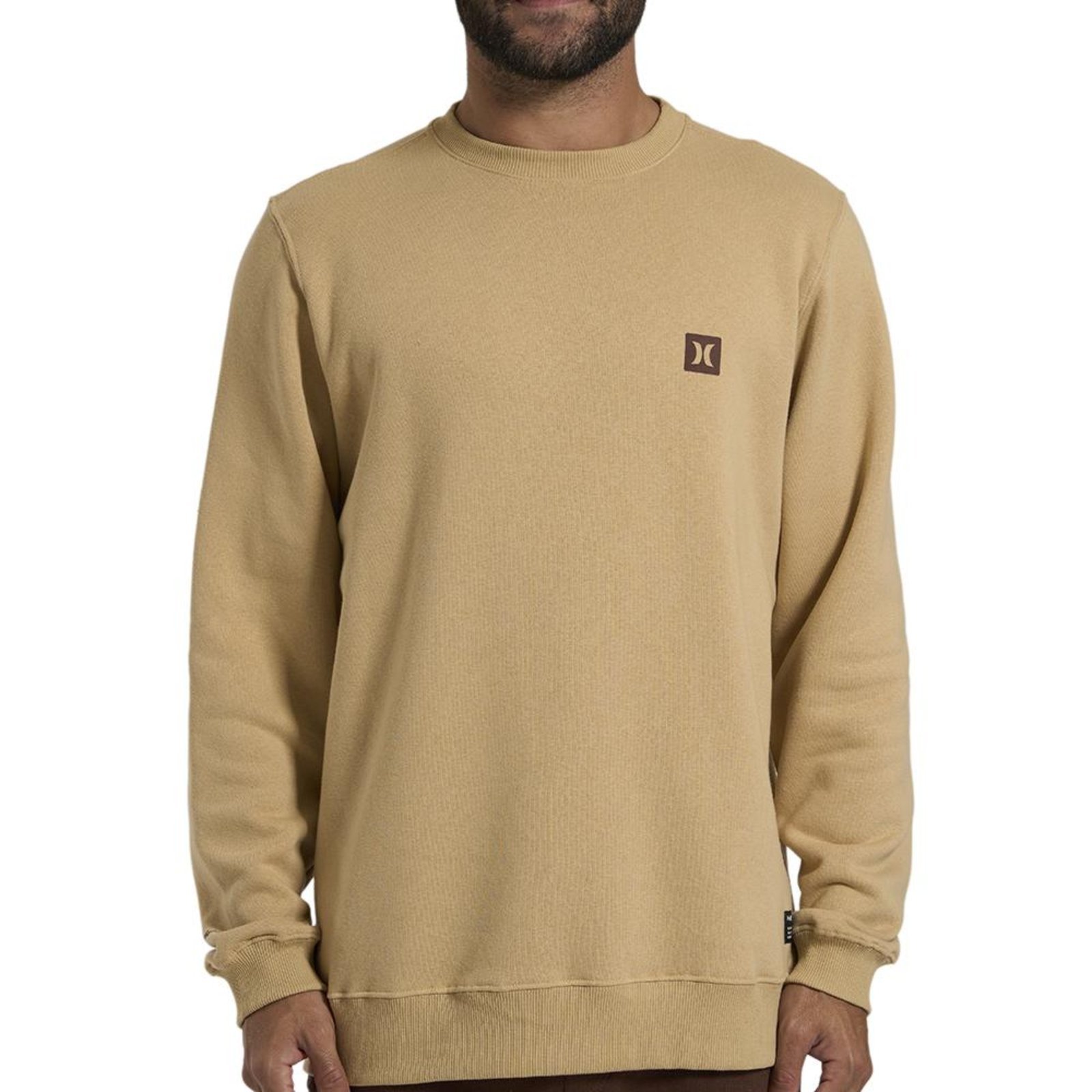 Moletom Hurley Careca Mini Icon II WT26 Masculino Bege
