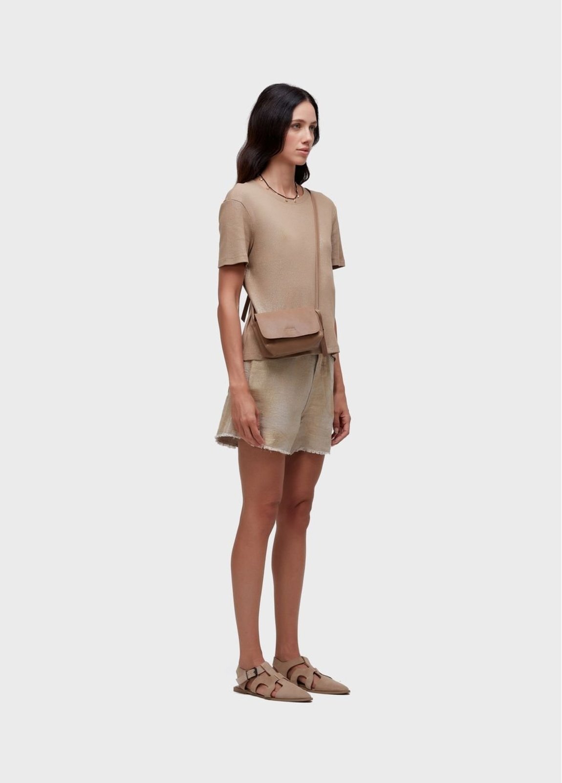 Vista 3 Short over juta gold Osklen dourado gold Osklen dourado gold