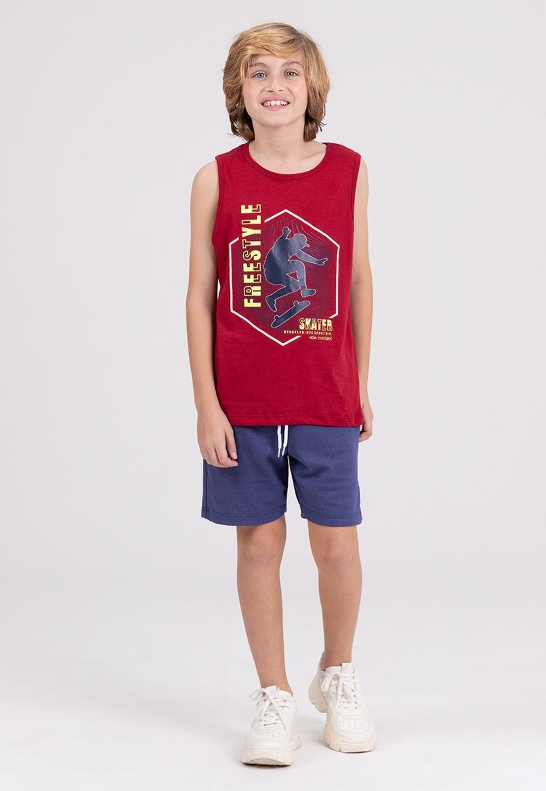 Infantil – Conjunto Regata Freestyle Bordo